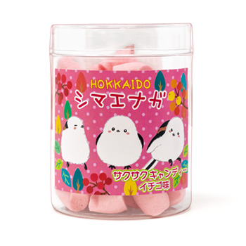HOKKAIDOシマエナガサクサクキャンディー イチゴ味