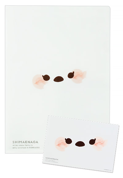 シマエナガ ポストカード付 A4クリアファイル Face