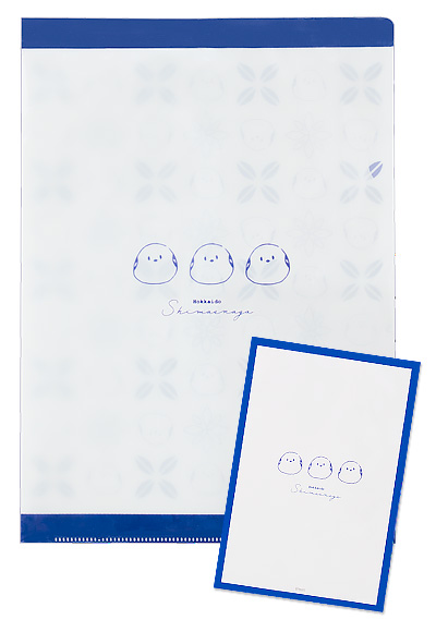 シマエナガ ポストカード付 A4クリアファイル PATTERN